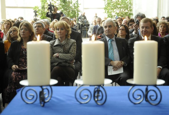 Acto en recuerdo del Holocausto en la Asamblea de Madrid. Foto: Manuel Engo